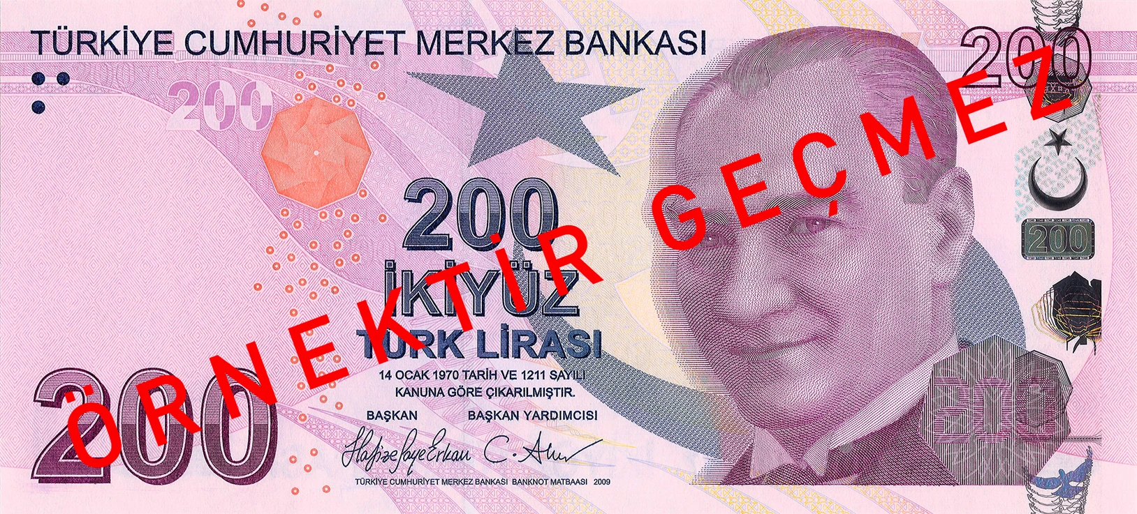 9.Emisyon 200 Türk Lirası VII.Tertip